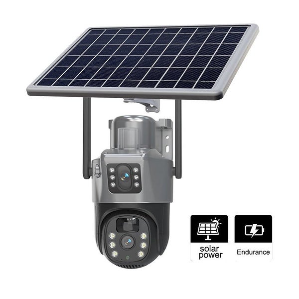 Solar-Powered 360o Outdoor Security Camera | Wireless HD Night Vision with Re... Carousel 2