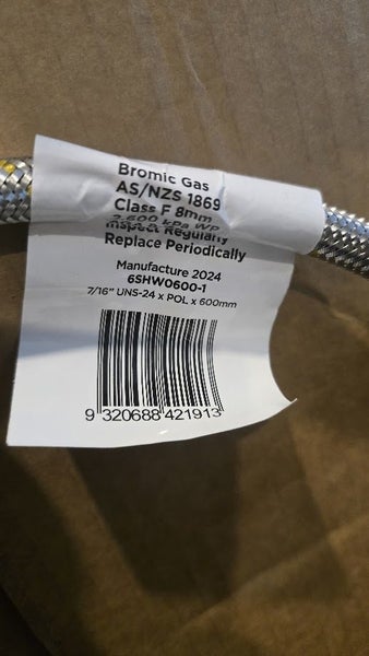 LPG gas Domestic cylinder hose home Pigtail Connector fitting 10mm 12mm adapter Carousel 2