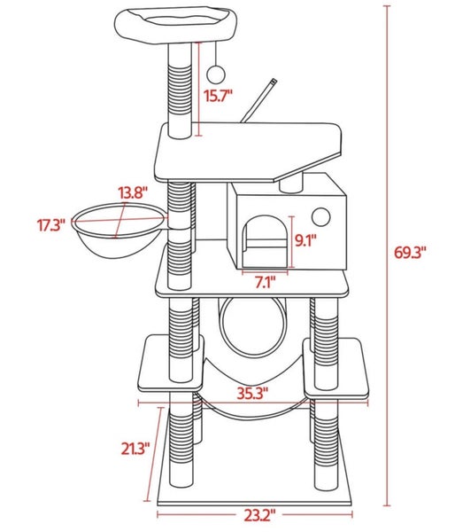 CAT TREE - B Carousel 9