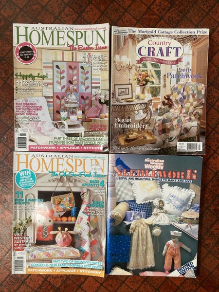 Homespun Australian Country Craft & Decorating AWW Needlework Magazines Carousel 1