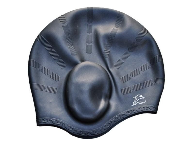 Adults Waterproof Swimming Caps Men Women Swim Pool Cap Long Hair Ear Protect Carousel 1