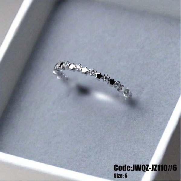 Women's Jewellery Diamond Star Sterling Silver Ring *Local Buy* Carousel 1