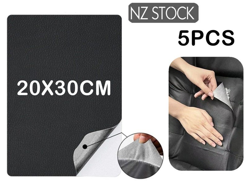 Self Adhesive Leather Repair Patch Sticker 5PCS Carousel 1