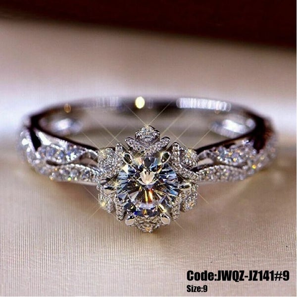 Women's Jewellery Engagement Wedding Diamond Gold Ring *Local STOCK NOW* Carousel 1