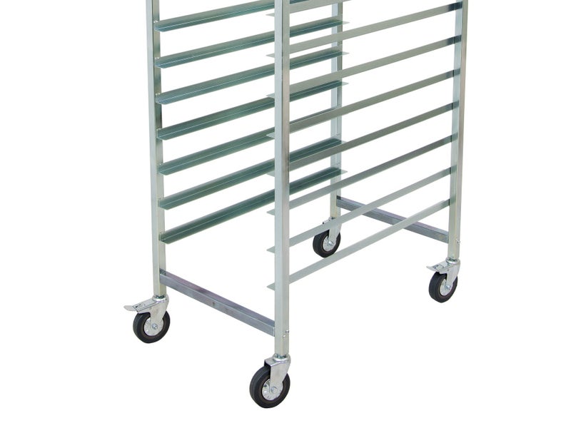 1.8m Mobile Bakers Rack - 16" Tray x16 - Commercial Bakery Racks Carousel 2