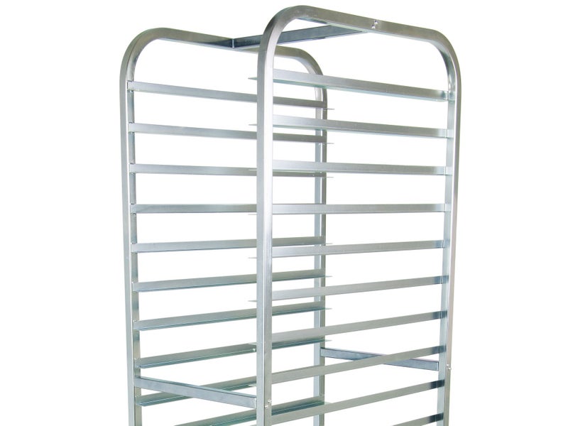 1.8m Mobile Bakers Rack - 16" Tray x16 - Commercial Bakery Racks Carousel 3
