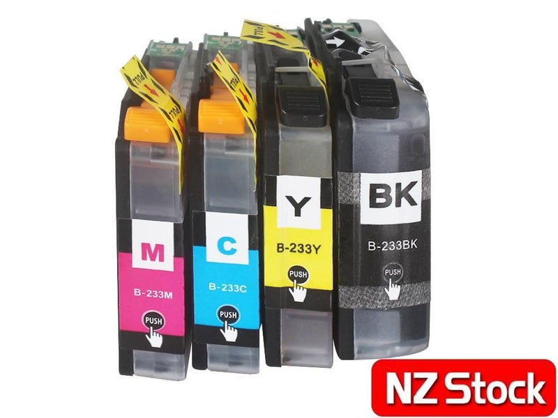 Compatible Brother LC233 Ink Cartridge full set NZ Clearance Carousel 1