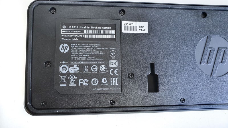HP UltraSlim Docking 2013 Docking Station with Power Adapter Carousel 5