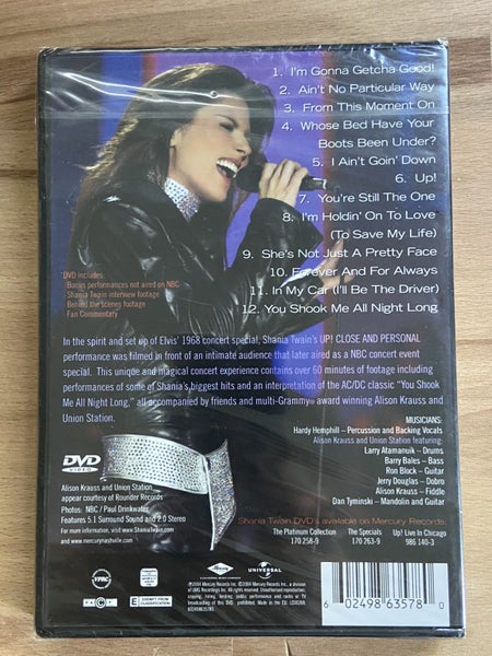 Shania Twain Up Close & Personal - DVD - Brand New Sealed Carousel 2