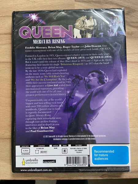 Queen Mercury Rising - DVD - Brand New Sealed Carousel 2