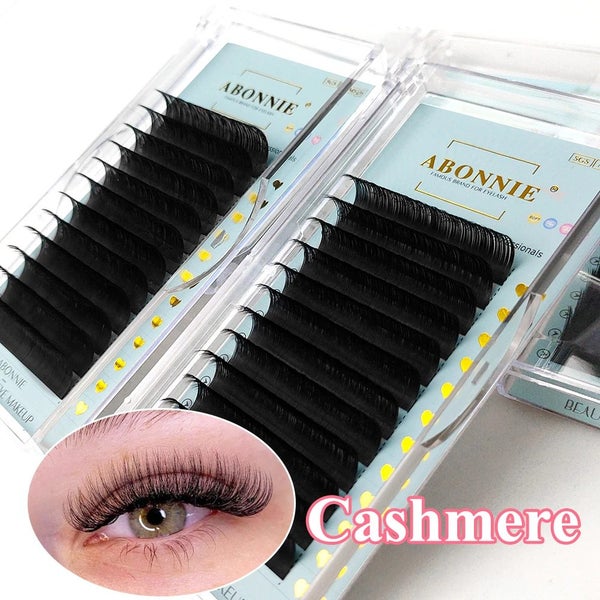 Abonnie Cashmere Classic Individual Eyelashes Extensions Ultra Matte Black Carousel 1