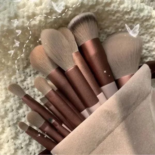 Makeup Brushes Set Eye Shadow Foundation Women Cosmetic Powder Blush Blending Carousel 2