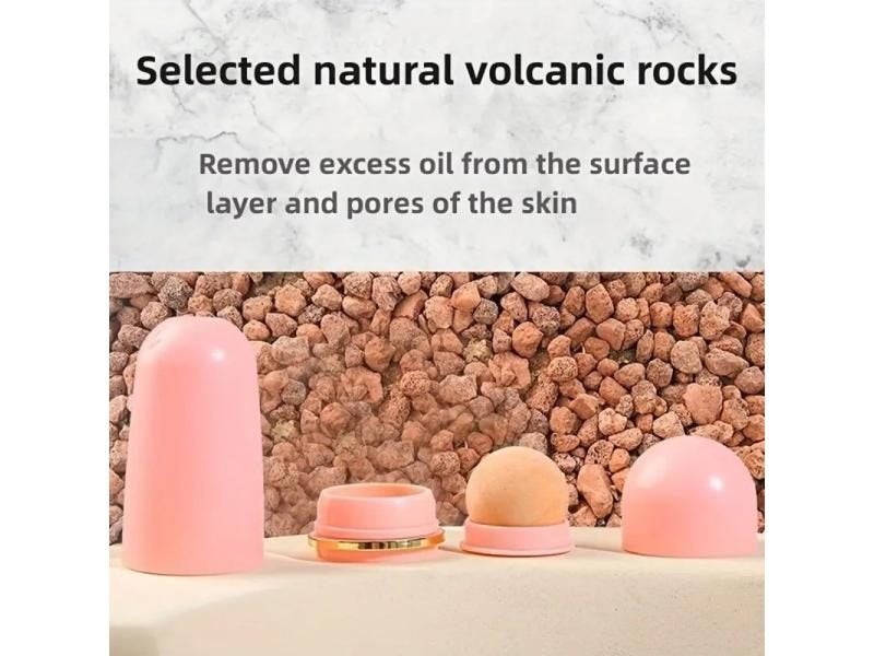 Facial Oil Absorber Porous Volcanic Stone Oil-absorbing Ball Facial Carousel 2