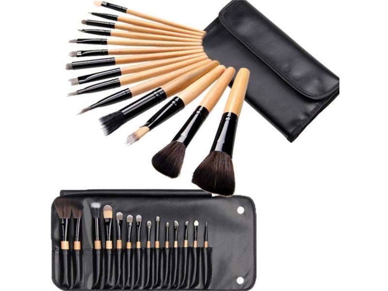 Professional Makeup Tool Brush Set With 12 Pc Beauty Sponges Powder Puffs Carousel 2