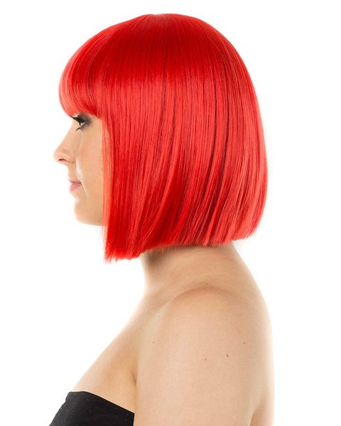 Fashion Deluxe Red Bob Wig Carousel 2