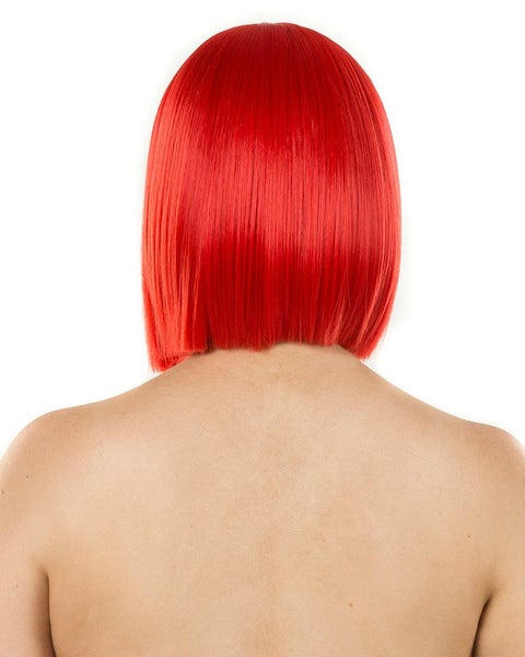 Fashion Deluxe Red Bob Wig Carousel 3