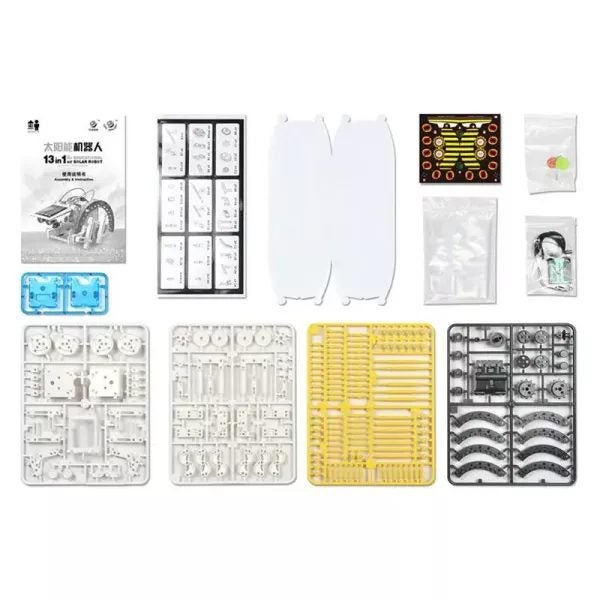 STEM 13-in-1 Solar Robot Toy Kit For Kids Age 8-12 Solar Powered Carousel 1