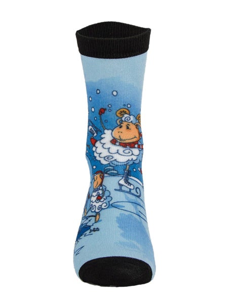 Digital Printing Xmas gift socks Carousel 6