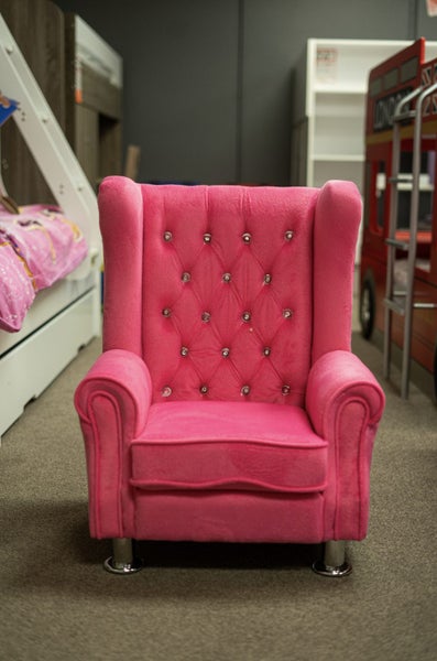 Windmill Kids Furniture - Pink Princess Wing Chair Carousel 1