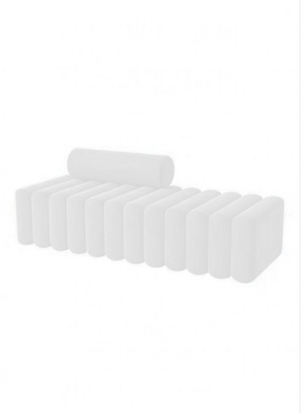 Esai Bench Seat W120 Or W150 - Ivory white Boucle *25% OFF Carousel 1