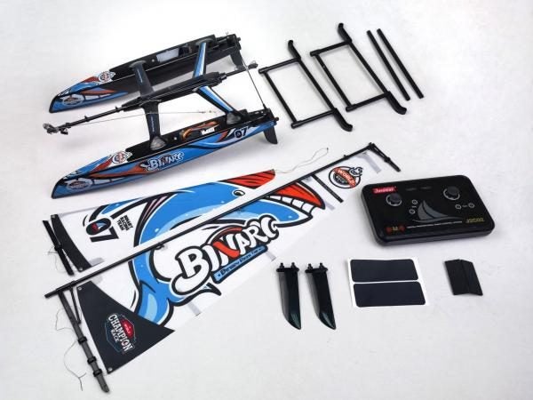 Joysway Binary V3 Catamaran Yacht 2.4G RTR Complete (AC75 Style) **NEW IN BOX** Carousel 2