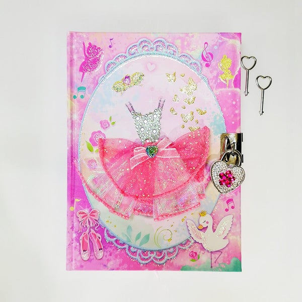 Kids 'Princess' Lockable Diary Carousel 1
