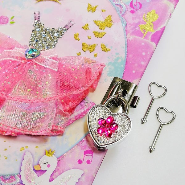 Kids 'Princess' Lockable Diary Carousel 3