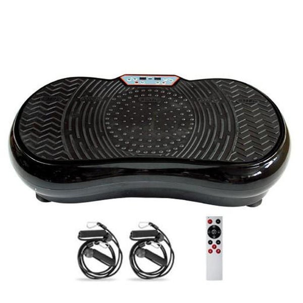Black Vibration Machine Platform - Exercise Vibrating Plate - Whole Body Workout Carousel 1