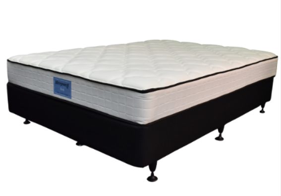 Queen Mattress and NZ made Bed Base - Pocket Springs - New Carousel 1