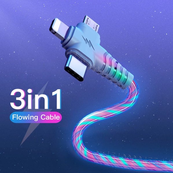 Streamer USB Phone Charger Cable 3in1 Carousel 1