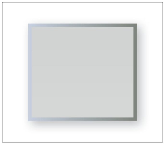 750 Broadway Rectangular Mirror with LED Lighting & Demister (IR Sensor) - Carousel 1