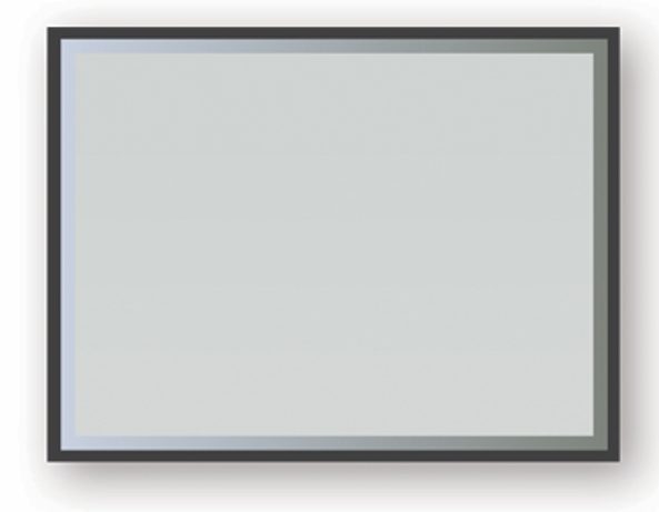 900 Broadway Black Rectangle Mirror with LED Lighting & Demister Carousel 1