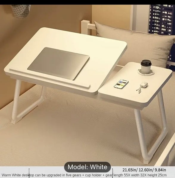 Multi-Functional Folding Laptop Desk With Cup Holder and Non-Slip Strip Carousel 2