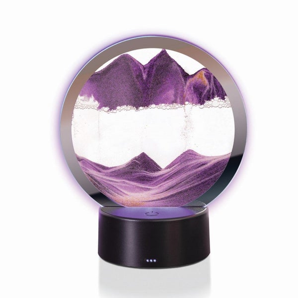 LED Sand Art - Purple (19cm) Carousel 2