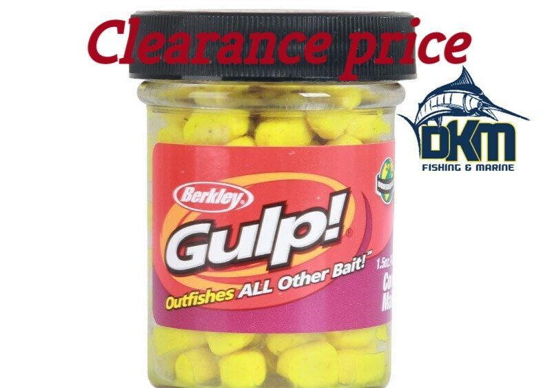Berkley Gulp Trout Corn Nugget Yellow Softbait 1/2" Carousel 1