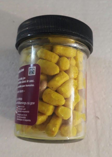 Berkley Gulp Trout Corn Nugget Yellow Softbait 1/2" Carousel 2