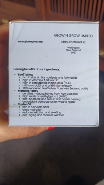 Tallow, Manuka Honey and Castor Oil Healing Butter - 50ml62939540413569113