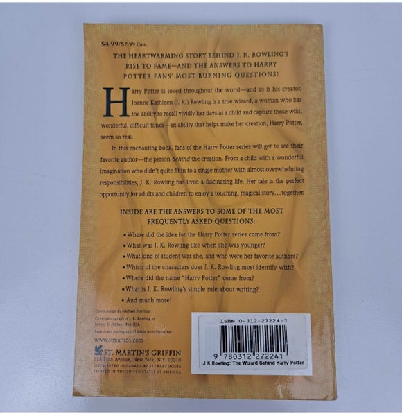 Harry Potter, Joanne Rowling, The Wizard Behind Harry Potter, Biography.64606103485569111