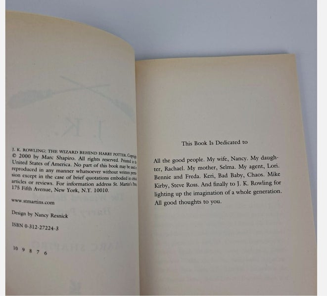 Harry Potter, Joanne Rowling, The Wizard Behind Harry Potter, Biography.64606103485569113