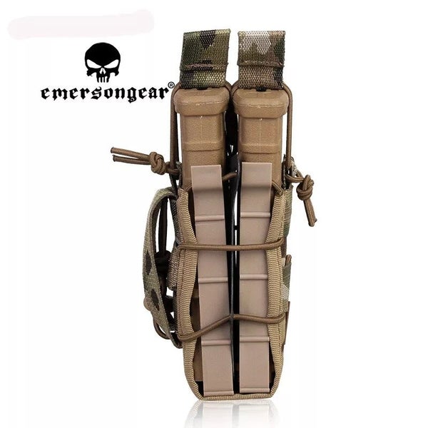 EMERSONGEAR Tactical Double Modular Rifle Magazine MOLLE Pouch MCAD Carousel 3