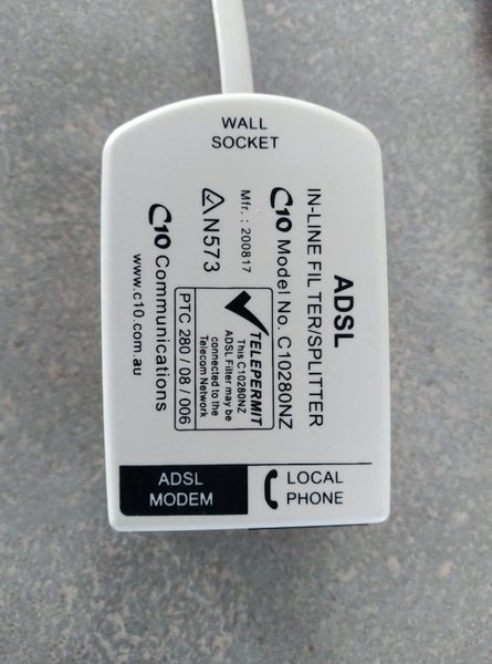 ADSL In-line filter / splitter Carousel 2