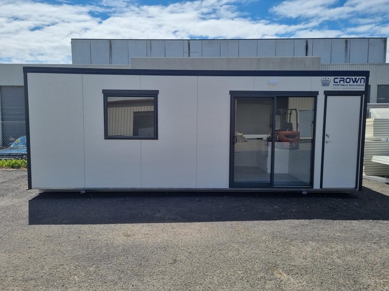 Lunchroom & Toilet Combo Portable Building with AC: 7.2 x 3m Carousel 1