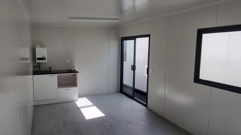 Lunchroom & Toilet Combo Portable Building with AC: 7.2 x 3m Carousel 2