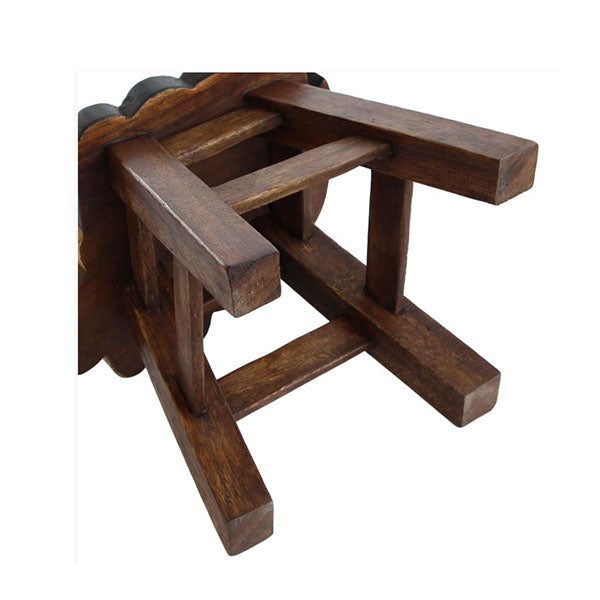 Kids Wooden Stool Long Ear Sheep Carousel 2