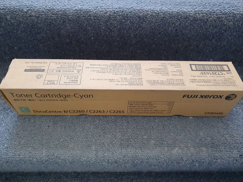 Fuji Xerox CT201435 Cyan toner DC IV C2260 C2263 C2265 Carousel 1