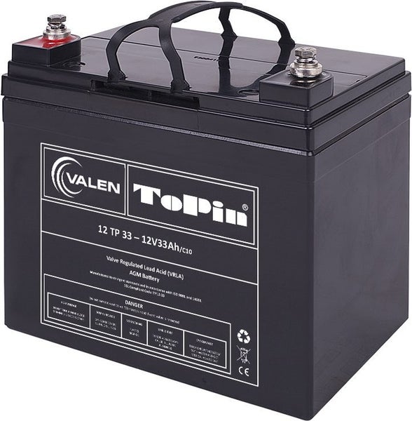 2 x Valen Topin 12V 33AH Mobility Batteries Carousel 1