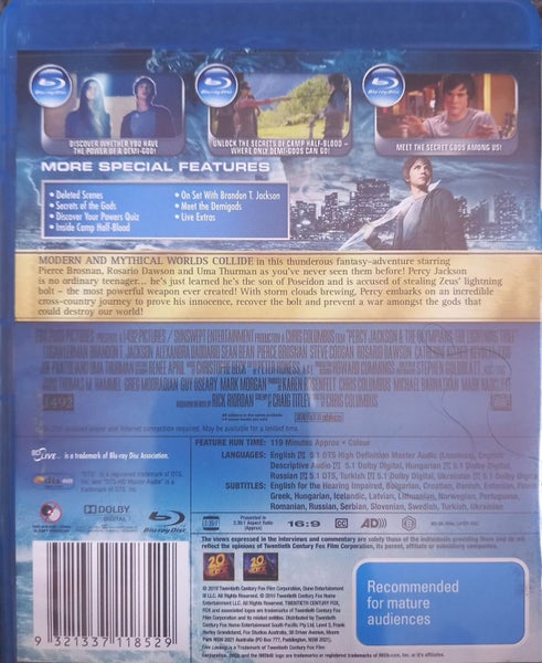 Percy Jackson & The Lighting Thief (Blu-ray) Carousel 2