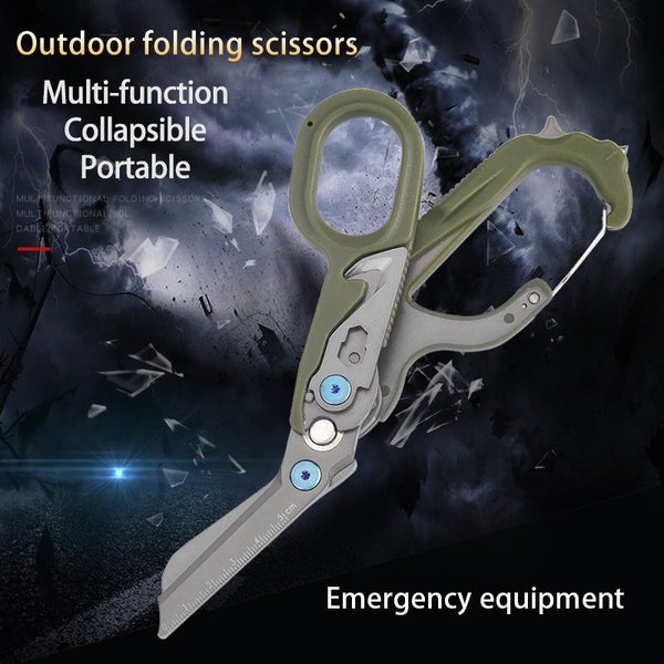 Outdoor Survival Tools Multifunctional Folding Army Knives Folding scissors Carousel 1