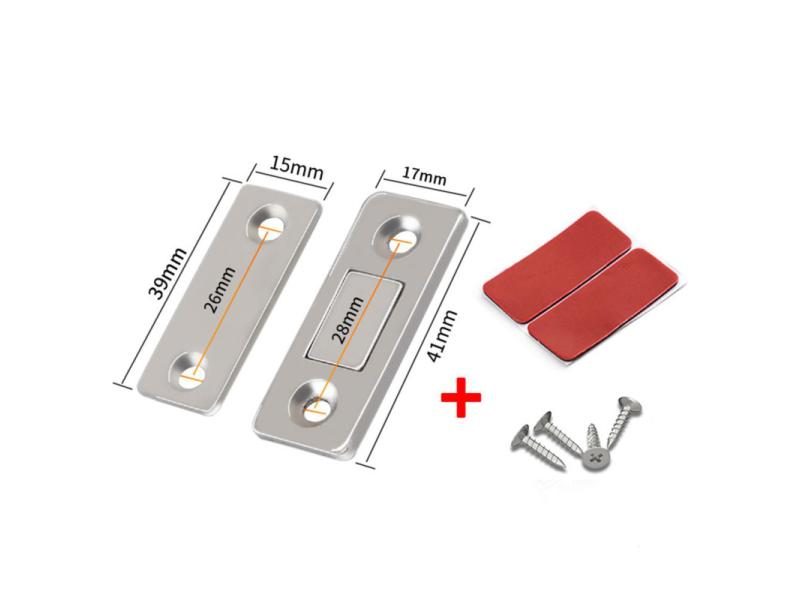 Strong Magnetic Door Stopper Cabinet Door Catches Latch Furniture Doors Carousel 1