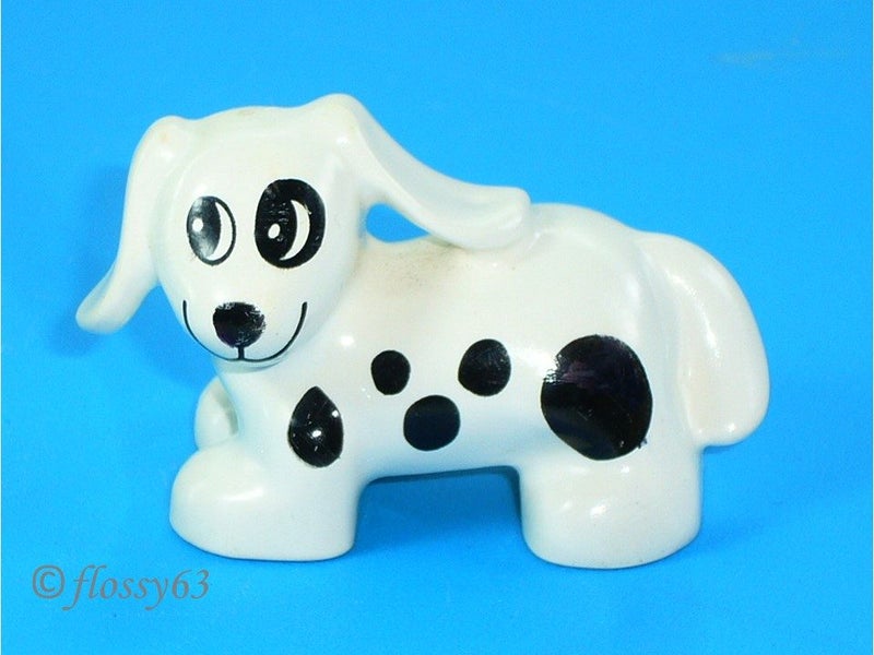 ®™DUPLO - Dog Dachshund with Black Spots Pattern (Spot) ~vintage / Retired 2004~ Carousel 1